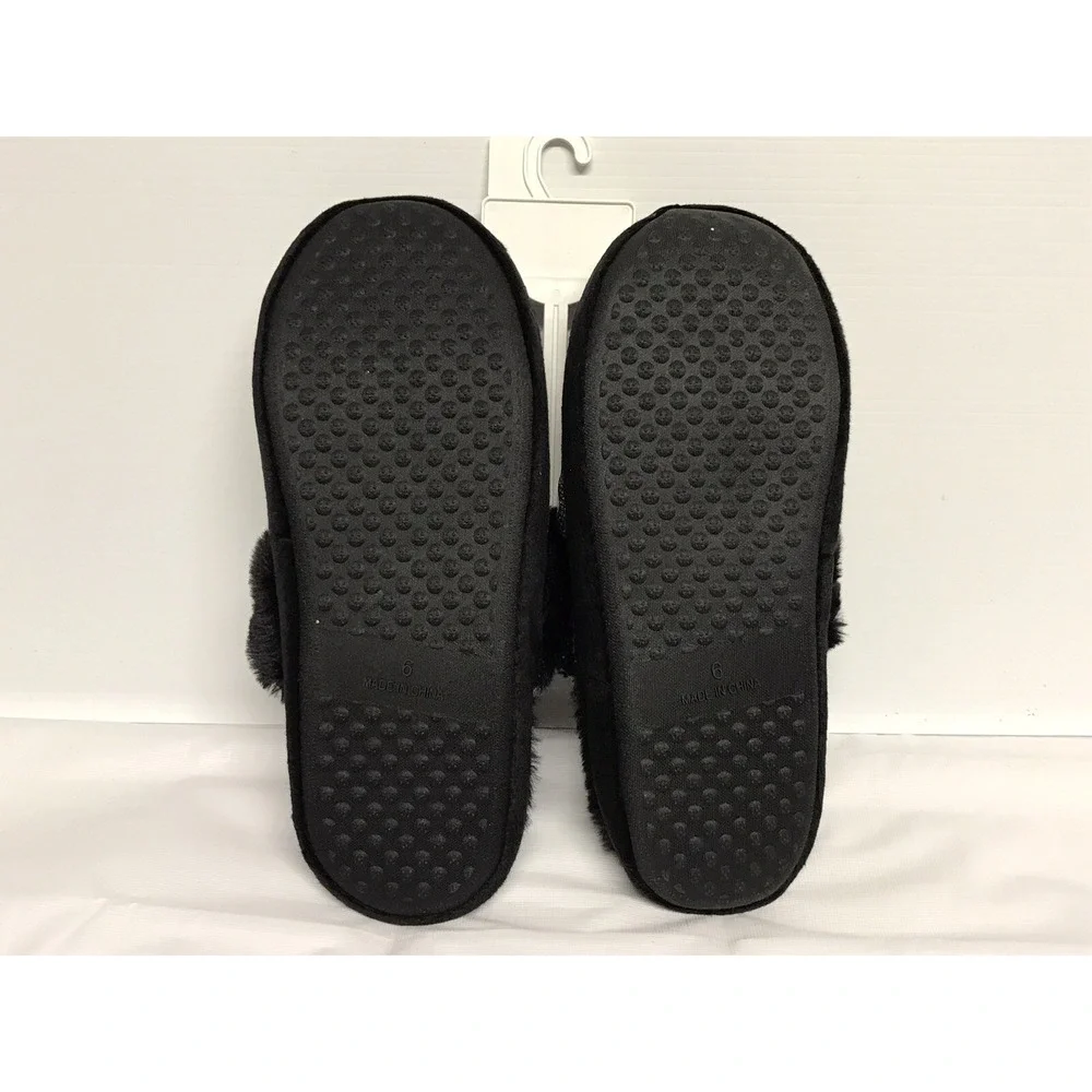 Justice Size 6 Girls Slip On‎ House Shoes #8